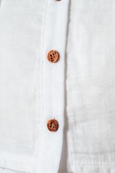 U.S. Polo Assn. Kız Bebek Müslin 2’li Takım %100 Pamuk Bluz & İki İplik Pantolon Yazlık Şık Kombin - 5