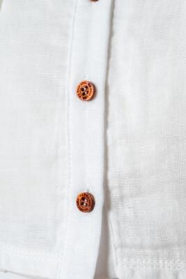 U.S. Polo Assn. Kız Bebek Müslin 2’li Takım %100 Pamuk Bluz & İki İplik Pantolon Yazlık Şık Kombin - 5