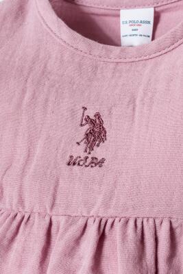 U.S. Polo Assn. Kız Bebek Müslin Elbise %100 Pamuk – Yazlık, Nefes Alan Kumaş - 2