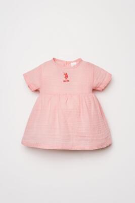 U.S. Polo Assn. Kız Bebek Müslin Elbise %100 Pamuk – Yazlık, Nefes Alan Kumaş - 16