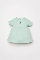 U.S. Polo Assn. Kız Bebek Müslin Elbise %100 Pamuk – Yazlık, Nefes Alan Kumaş - 11