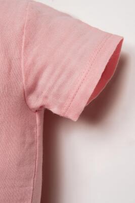 U.S. Polo Assn. Kız Bebek Müslin Pijama Takımı %100 Pamuklu Yazlık 2’li Takım - 5