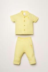 U.S. Polo Assn. Kız Bebek Müslin Pijama Takımı %100 Pamuklu Yazlık 2’li Takım - 10