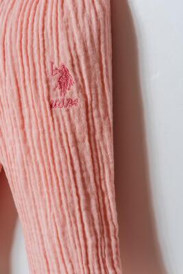 U.S. Polo Assn. Kız Bebek Müslin Pijama Takımı %100 Pamuklu Yazlık 2’li Takım - 22