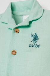 U.S. Polo Assn. Kız Bebek Müslin Pijama Takımı %100 Pamuklu Yazlık 2’li Takım - 8