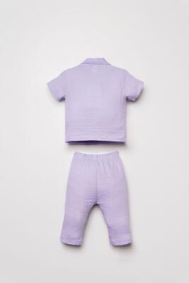 U.S. Polo Assn. Kız Bebek Müslin Pijama Takımı %100 Pamuklu Yazlık 2’li Takım - 18