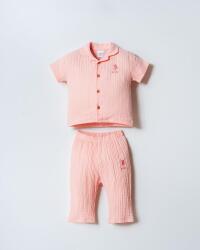 U.S. Polo Assn. Kız Bebek Müslin Pijama Takımı %100 Pamuklu Yazlık 2’li Takım - 20