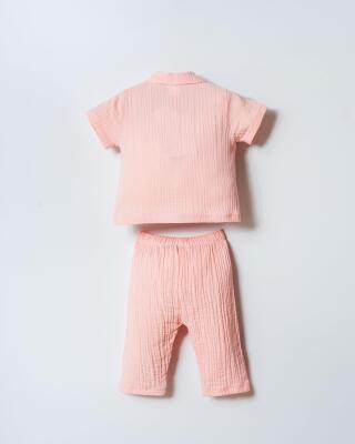 U.S. Polo Assn. Kız Bebek Müslin Pijama Takımı %100 Pamuklu Yazlık 2’li Takım - 23