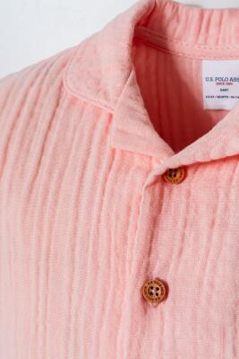 U.S. Polo Assn. Kız Bebek Müslin Pijama Takımı %100 Pamuklu Yazlık 2’li Takım - 24