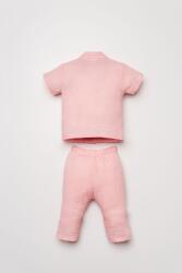 U.S. Polo Assn. Kız Bebek Müslin Pijama Takımı %100 Pamuklu Yazlık 2’li Takım - 4