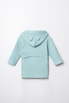 U.S. Polo Assn. Kız Bebek Waffle Bornoz %100 Pamuk - 9