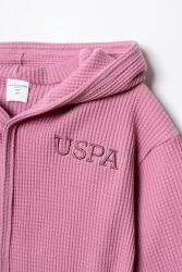 U.S. Polo Assn. Kız Bebek Waffle Bornoz %100 Pamuk - 2