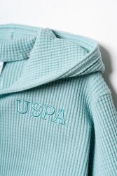U.S. Polo Assn. Kız Bebek Waffle Bornoz %100 Pamuk - 7