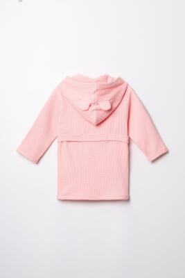 U.S. Polo Assn. Kız Bebek Waffle Bornoz %100 Pamuk - 14