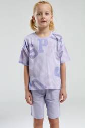 U.S. Polo Assn Kız Çocuk Bermuda Alt Üst Takım, %100 pamuk - Thumbnail