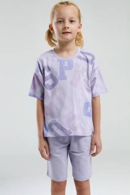 U.S. Polo Assn Kız Çocuk Bermuda Alt Üst Takım, %100 pamuk - 3