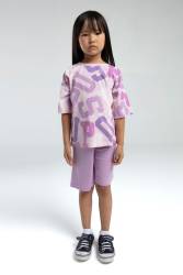 U.S. Polo Assn Kız Çocuk Bermuda Alt Üst Takım, %100 pamuk - Thumbnail
