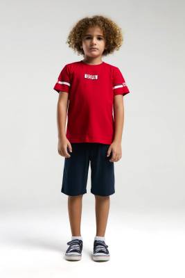 U.S. Polo Assn. - U.S. Polo Assn Penye Süprem Dokuma Çocuk Bermuda Takım, %100 Pamuk