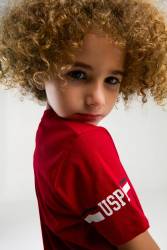 U.S. Polo Assn Penye Süprem Dokuma Çocuk Bermuda Takım, %100 Pamuk - Thumbnail