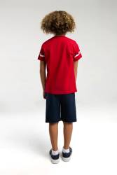 U.S. Polo Assn Penye Süprem Dokuma Çocuk Bermuda Takım, %100 Pamuk - Thumbnail