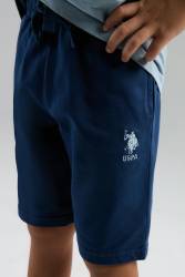 U.S. Polo Assn Penye Süprem Dokuma Çocuk Bermuda Takım, %100 Pamuk - Thumbnail