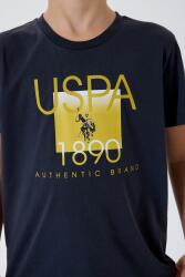 U.S. Polo Assn Yazı Basklı Erkek Çocuk Şortlu Takım, %100 Pamuk Yazlık Tişört & Bermuda Şort Takım - 3