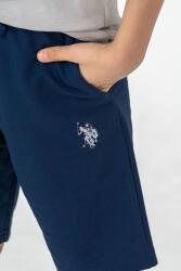 U.S. Polo Assn Yazı Basklı Erkek Çocuk Şortlu Takım, %100 Pamuk Yazlık Tişört & Bermuda Şort Takım - 18