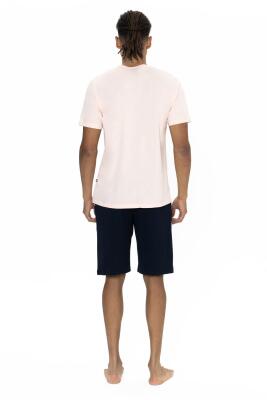 U.S. Polo Erkek %100 Pamuk Takım, Yazı Baskılı Kısakol T-shirt ve Cepli Şort Takım - 6