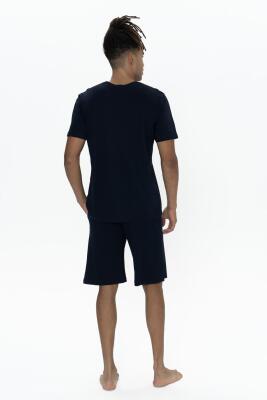 U.S. Polo Erkek %100 Pamuklu T-shirt Pijama ve Şort Takım - 9