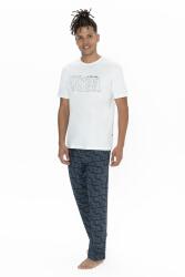 U.S. Polo Erkek %100 Pamuklu T-shirt Pijama ve Şort Takım - 3