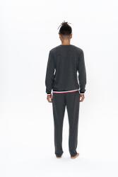 Us Polo Erkek 2 İplik Dokuma Ev Giyim Pijama Takım, Uzunkol, Bisiklet Yaka, Cepli - 2