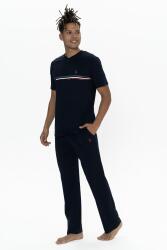 Us Polo Erkek Büyük Beden Pijama Takım, Bisiklet Yaka Düğmeli, Cep Detaylı - 9