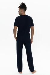 Us Polo Erkek Büyük Beden Pijama Takım, Bisiklet Yaka Düğmeli, Cep Detaylı - 8