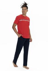 U.S. Polo Erkek Düz Paça Cepli Pijama Takım, Bisiklet Yaka, Kısakollu Pijama Takım - 3