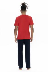 U.S. Polo Erkek Düz Paça Cepli Pijama Takım, Bisiklet Yaka, Kısakollu Pijama Takım - 4