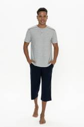 U.S. Polo Erkek Kapri ve T-shirt Takım - Thumbnail