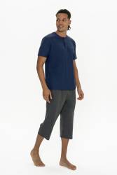 U.S. Polo Erkek Kapri ve T-shirt Takım - Thumbnail