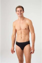 U.S. Polo Erkek Siyah Antrasit Lacivert 3'lü Slip, %95 pamuk %5 elastan - 3