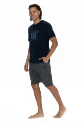 U.S. Polo Erkek T-shirt ve Cepli Şort Takım, Kısakol, Bisiklet Yaka, Cep Detaylı - 8