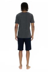 U.S. Polo Erkek T-shirt ve Cepli Şort Takım, Kısakol, Bisiklet Yaka, Cep Detaylı - 3