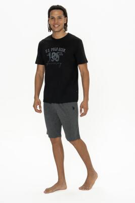 U.S. Polo Erkek T-shirt ve Cepli Şort Takım, Kısakol, Bisiklet Yaka, Cep Detaylı - 11