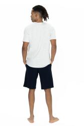 U.S. Polo  Erkek Yazılı T-shirt Şort Takım, Bisiklet Yaka, Kısakol, Cepli Şort - 9