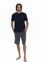 U.S. Polo Erkek Yuvarlak Yaka T-shirt Şort Takım, Cep detaylı - 4