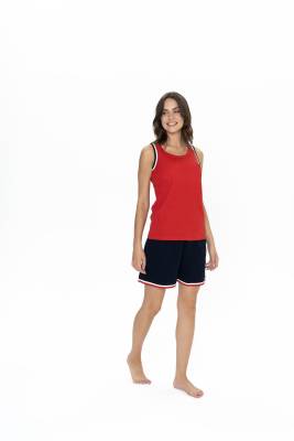 Us Polo Kadın Askılı T-shirt ve Cepli Şort Takım - 11