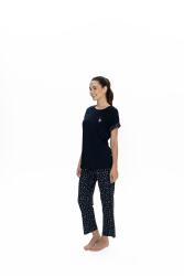 Us Polo Kadın Bisiklet Yaka Kısakol Pijama Takım, %50 pamuk %50 Modal - 6