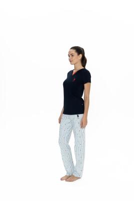 Us Polo Kadın Büyük Beden Pijama Takım, %100 Pamuk - 3