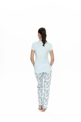 Us Polo Kadın Büyük Beden Pijama Takım, %50 Modal %50 Pamuk - 8
