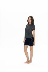 Us Polo Kadın Cepli Şort T-shirt Takım, Bisiklet Yaka, Kısakol - 13