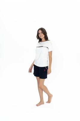 Us Polo Kadın Cepli Şort T-shirt Takım, Bisiklet Yaka, Kısakol - 7