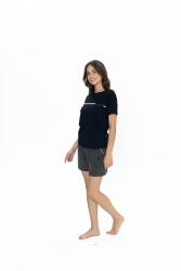 Us Polo Kadın Cepli Şort T-shirt Takım, Bisiklet Yaka, Kısakol (1)